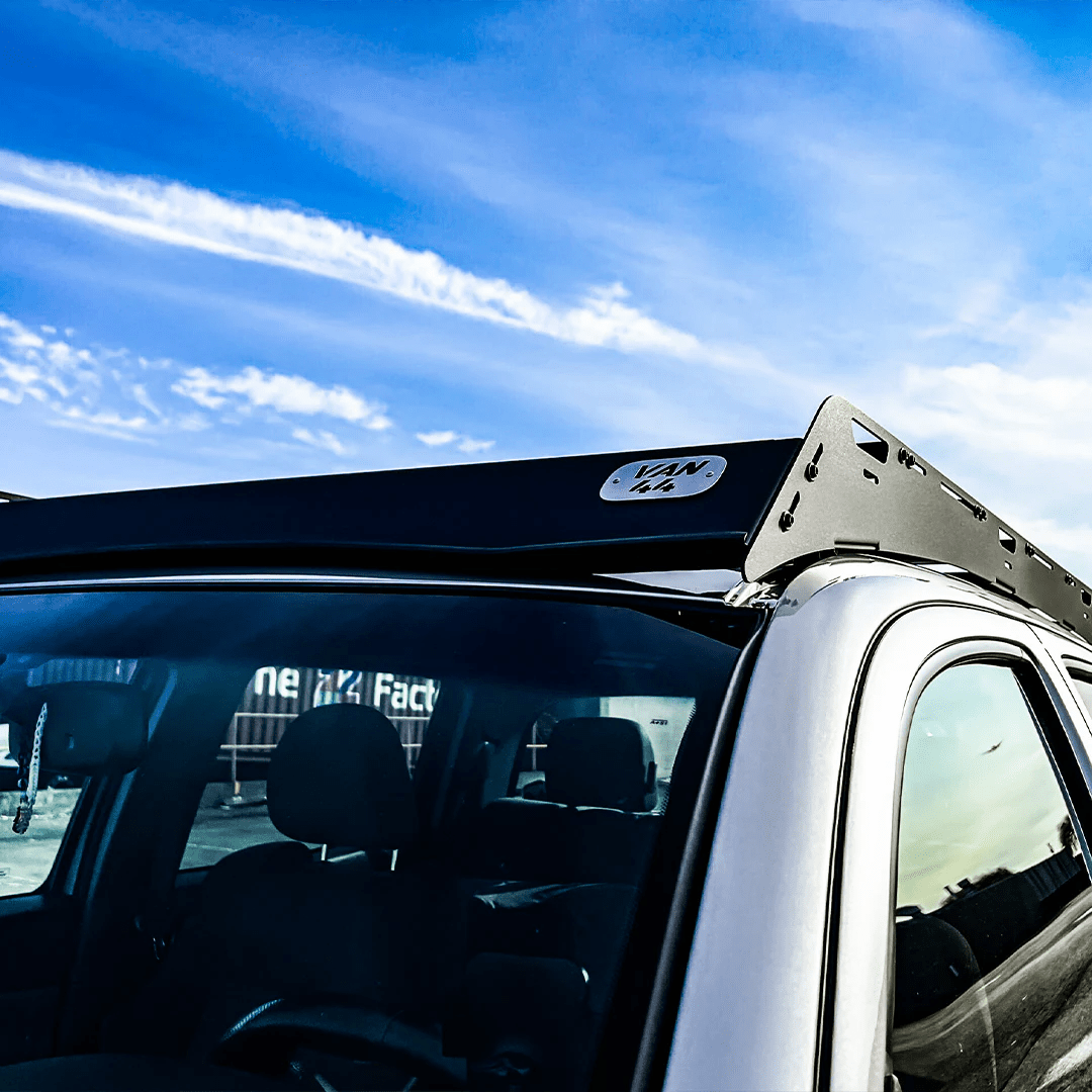 Front view of the Tacoma roof rack for 2nd gen toyota tacoma