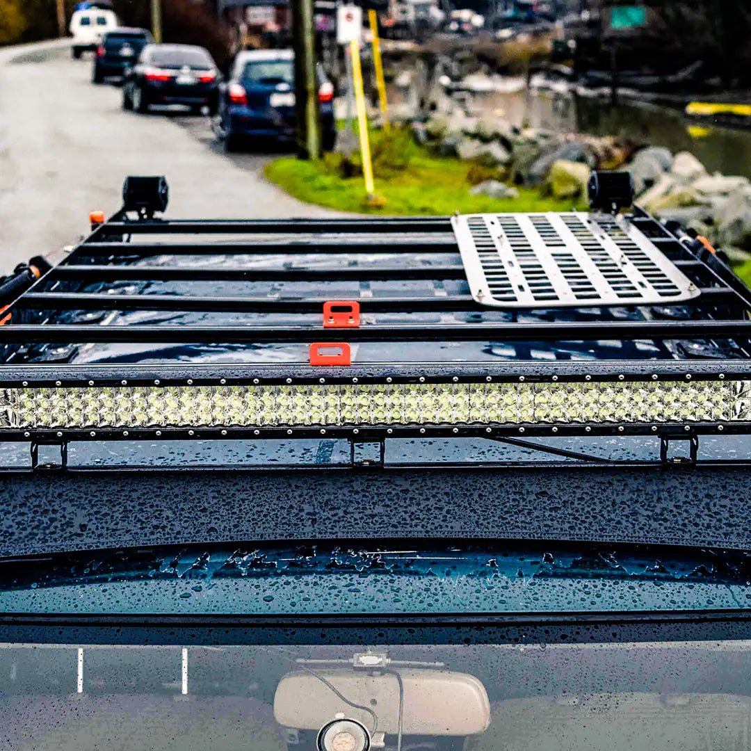 Top view of the Overland Roof Rack