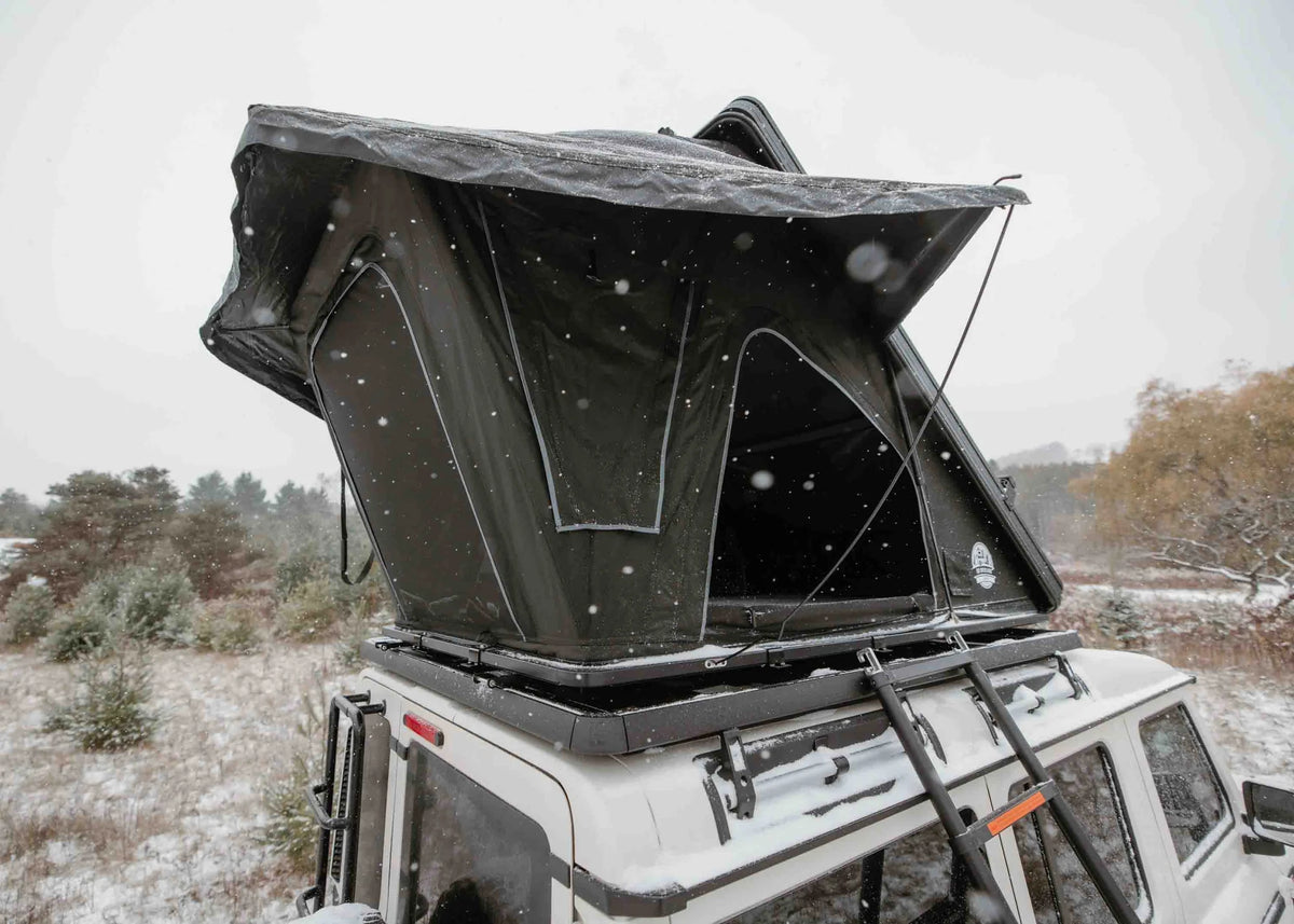 Outside view under the snow