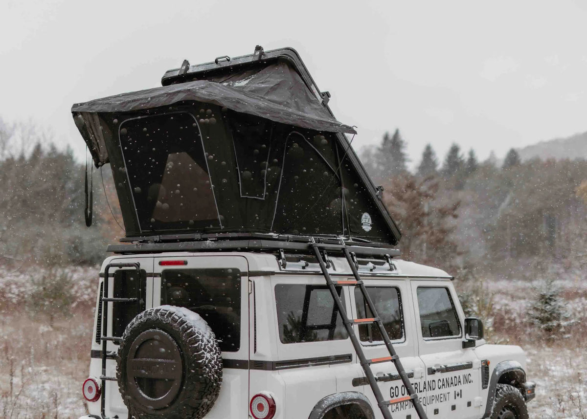 Rear view with awning open