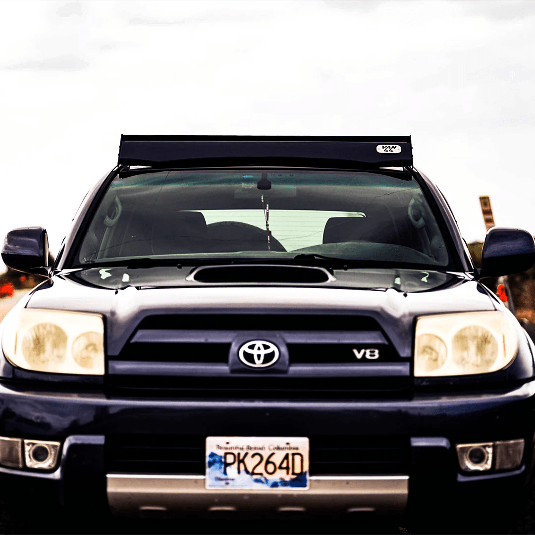 Front view of the Toyota 4Runner Roof Rack with cloudy background