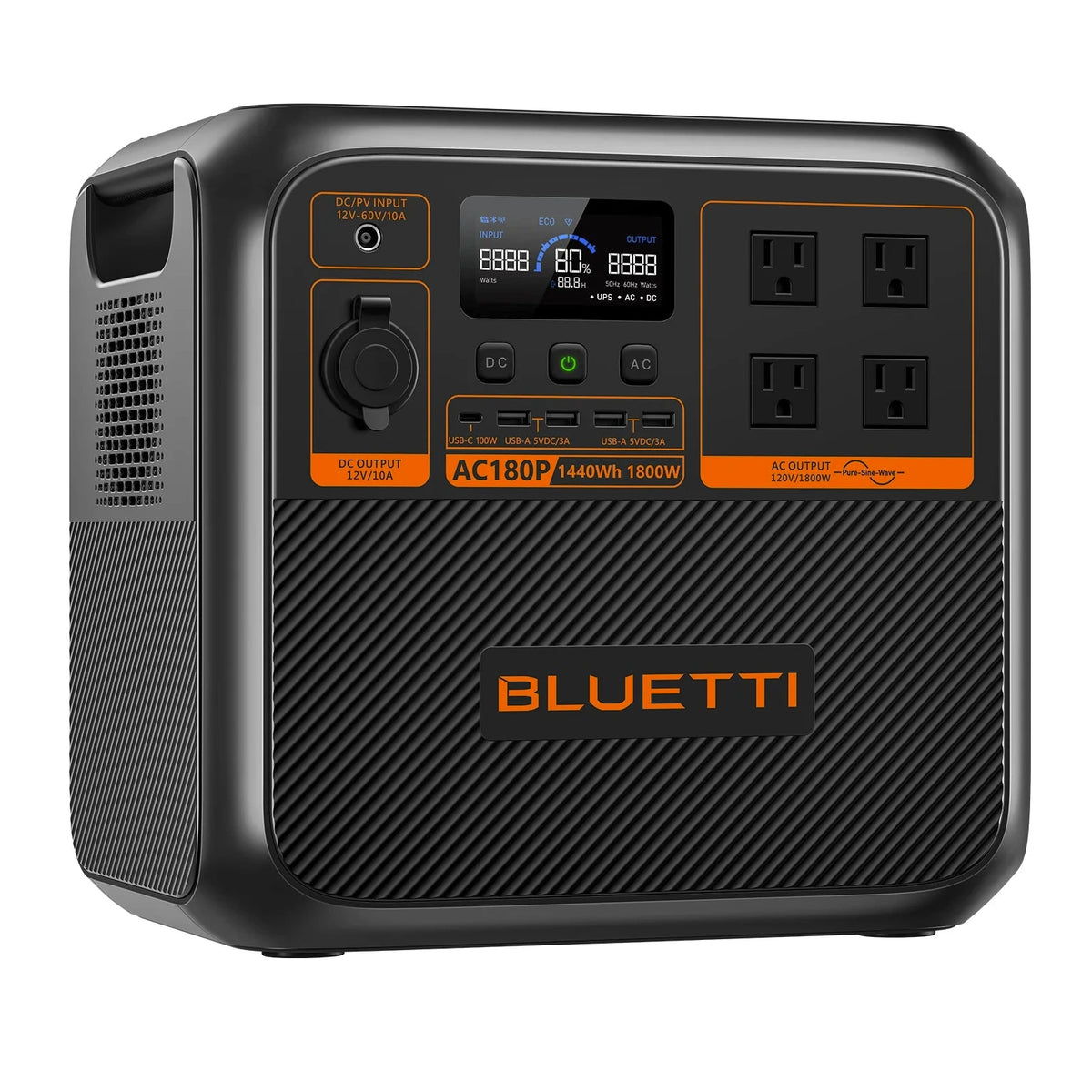 1800W Portable Power Station front view
