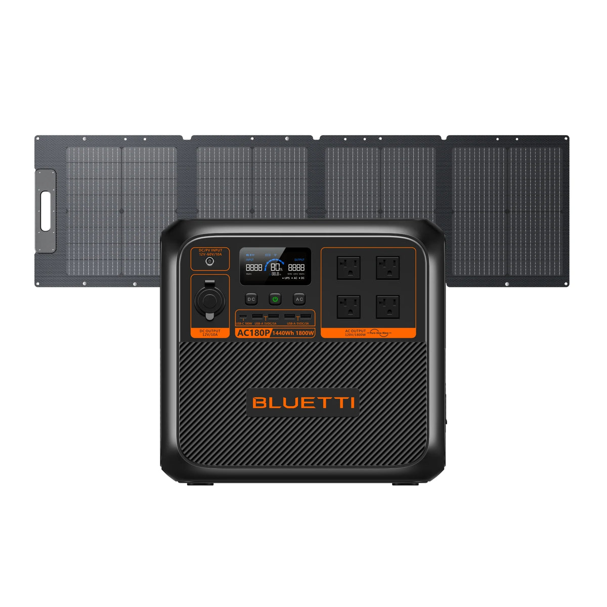 View with solar panel