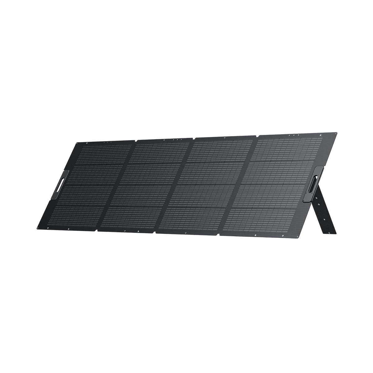 Front view of the Monocristallin & portable solar panel for road trip, camping or roof top tent
