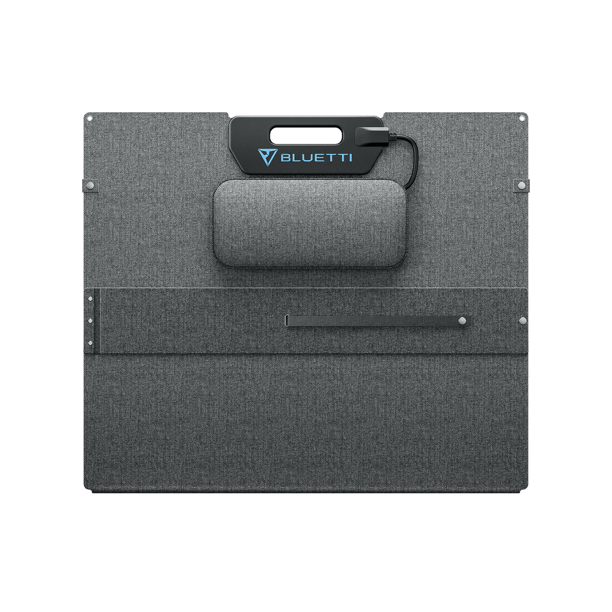 Folded view of the 350W portable solar panel