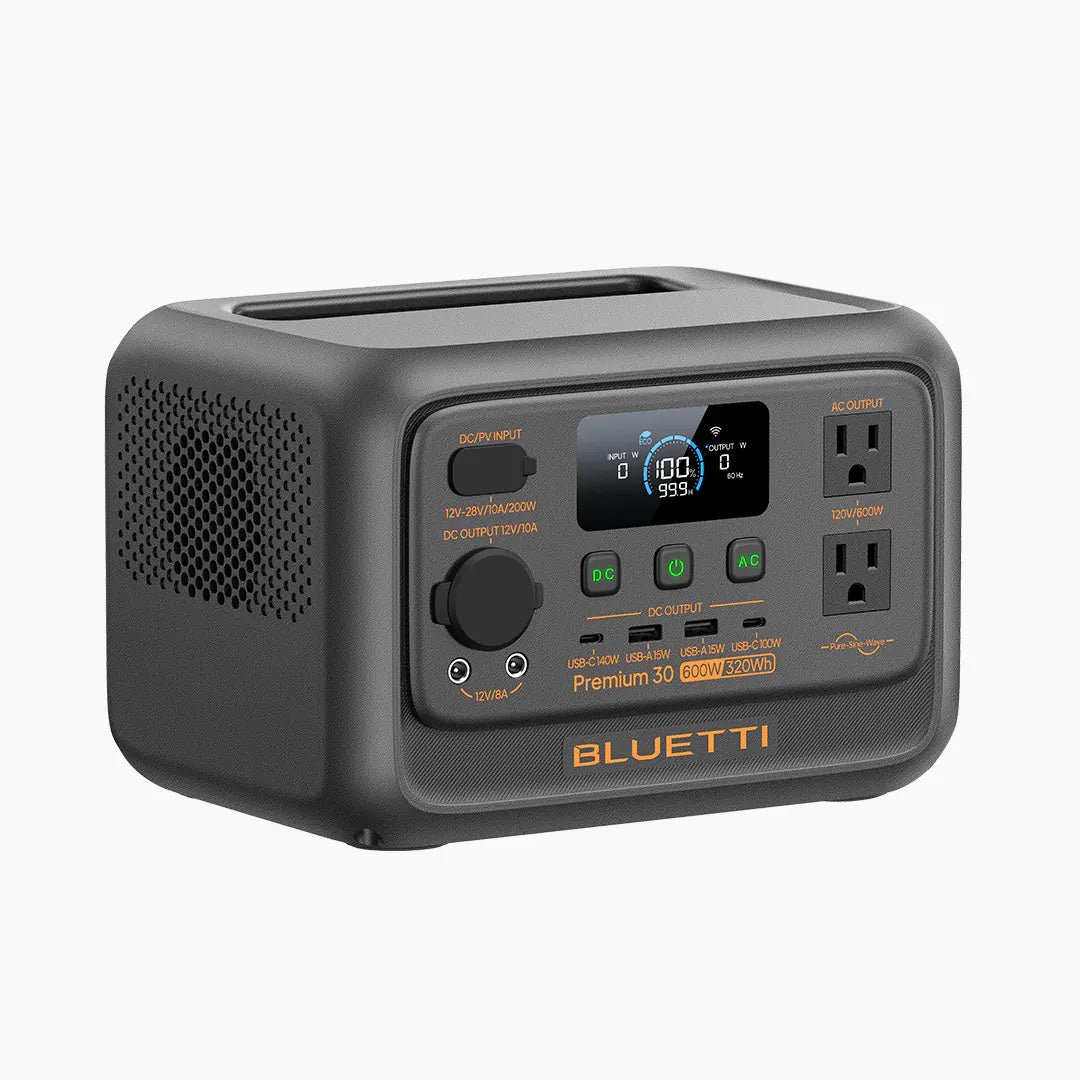 Side view of the 600W Battery Pack