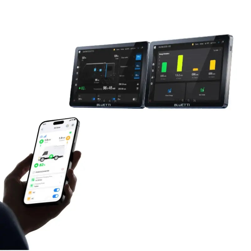 Campervan and RV control screen system