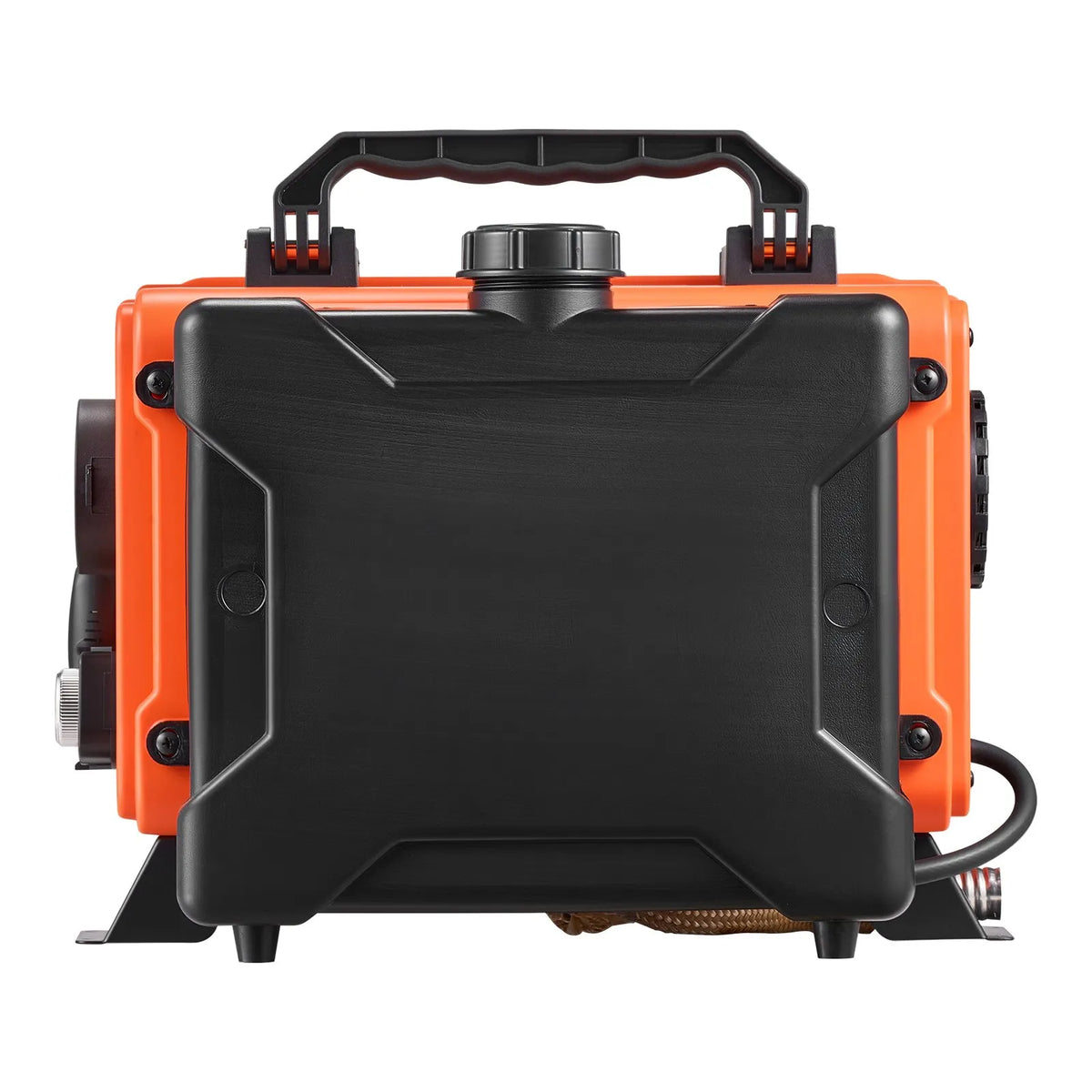 Side view of the diesel tank