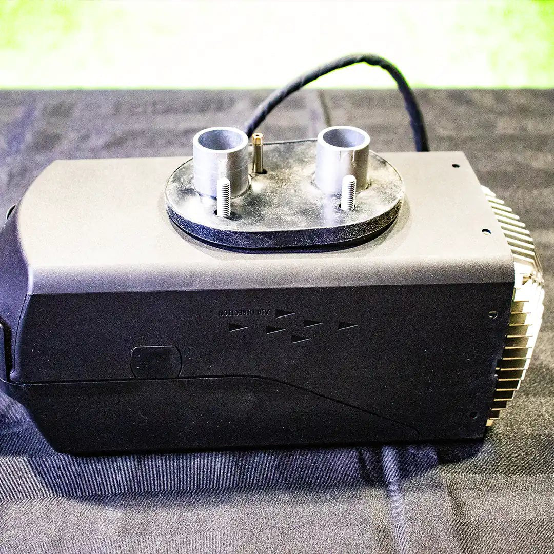 Espar Heater view of the air entry and exhaust