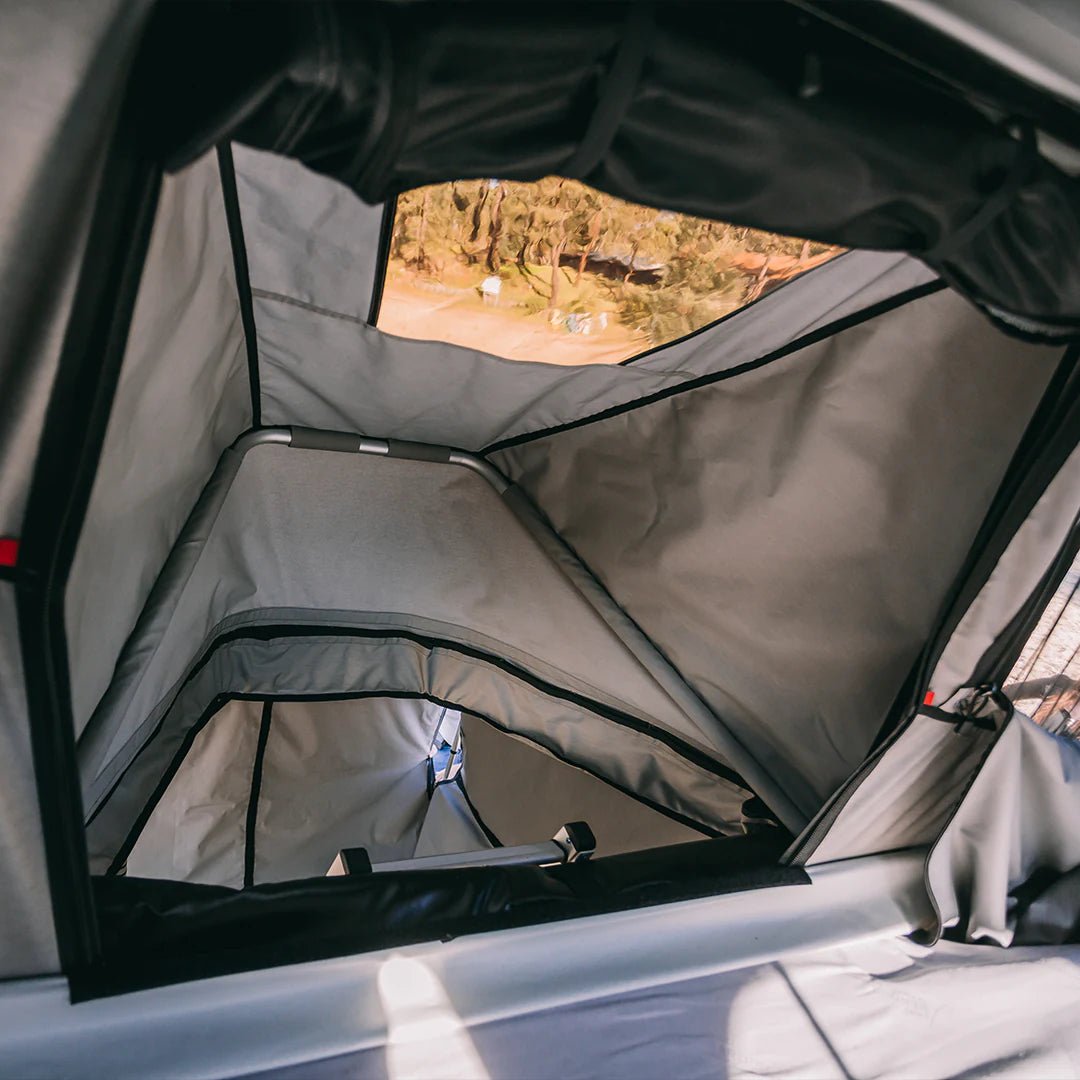 View from the rooftop tent