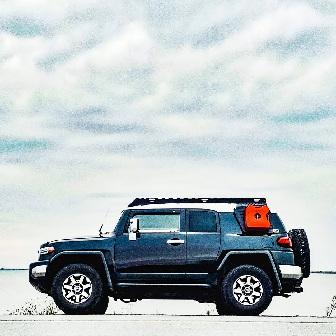 Toyota FJ Cruiser with Roof Rack and Overland Gear