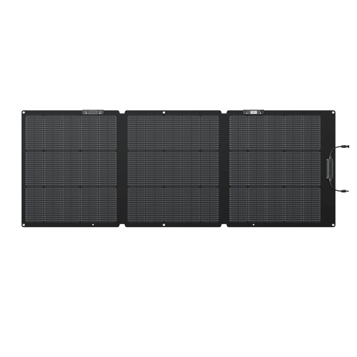 Top view of the 160W solar panel