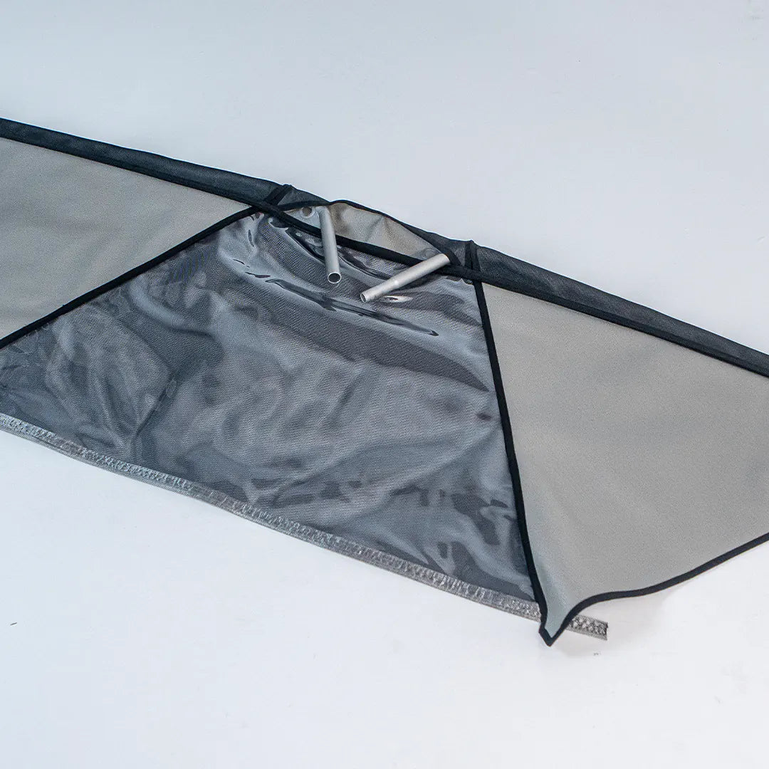 View when folding