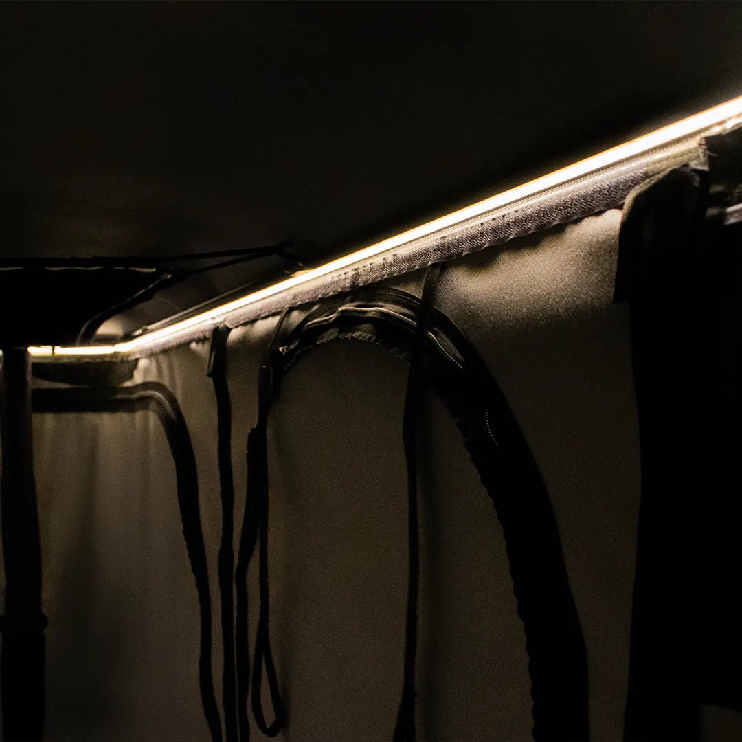 Led lighting for the inside of a James Baroud Rooftop Tent