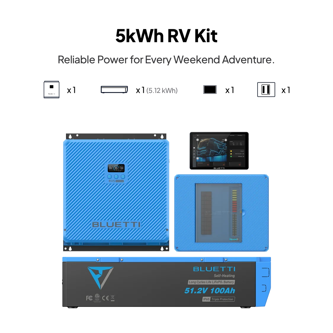 Kit Complet avec epad et epanel pour VR, van aménagé et roulottes