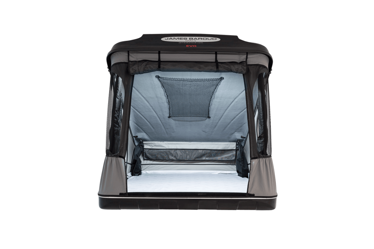 Rear view of the space s with lights turned on