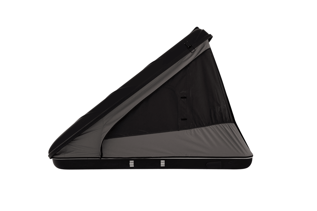 Side view of the lightweight rooftop tent
