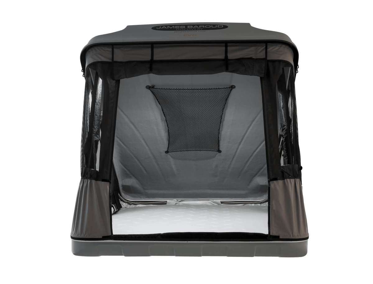 Grey color of the roof top tent