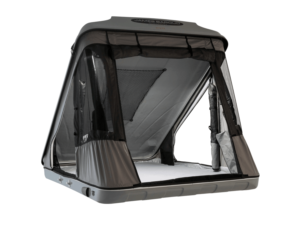 Rear view with door and windows open
