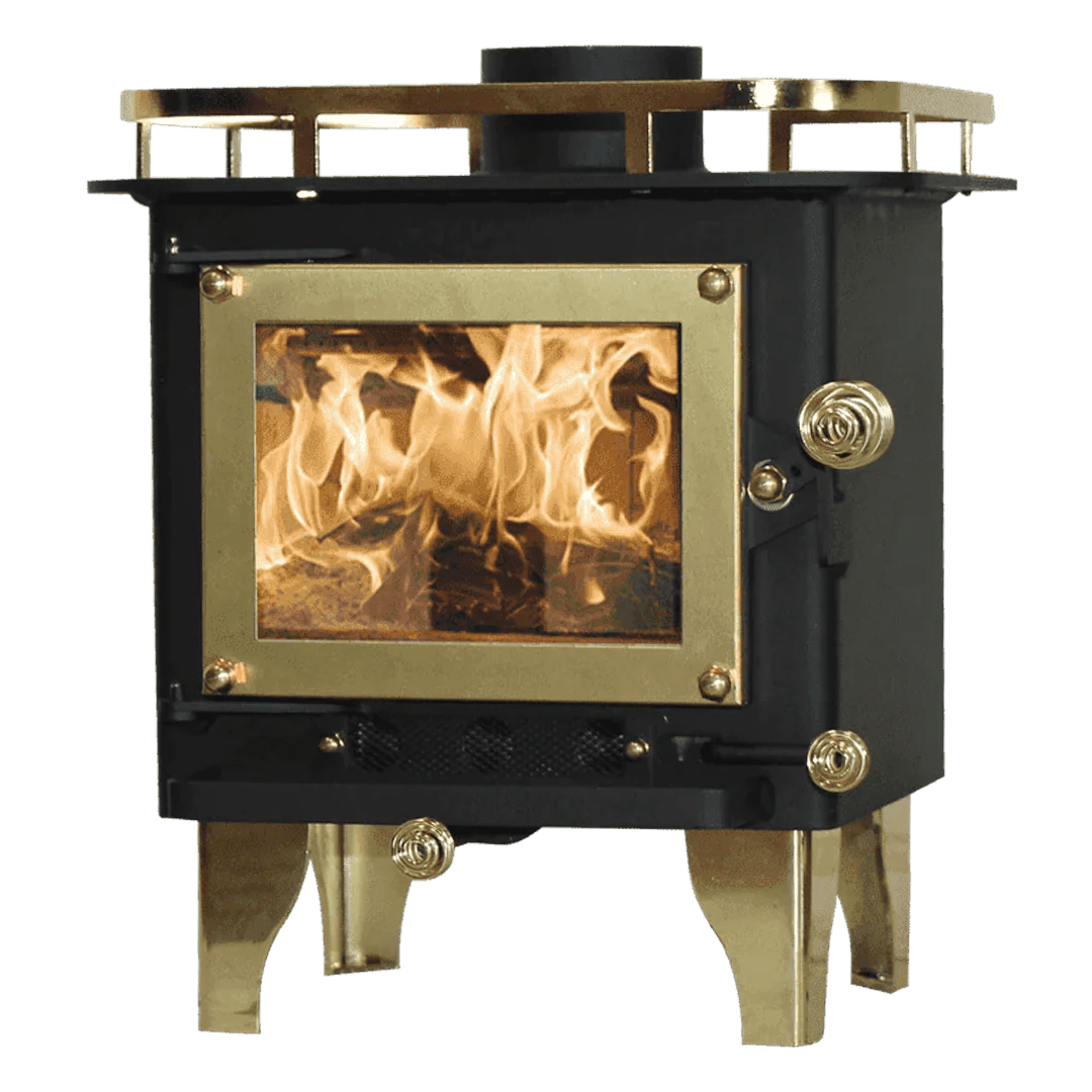 Mini Wood Stove for Van with burning wood