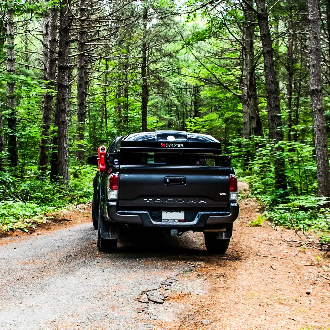 Rear view on a Tacoma