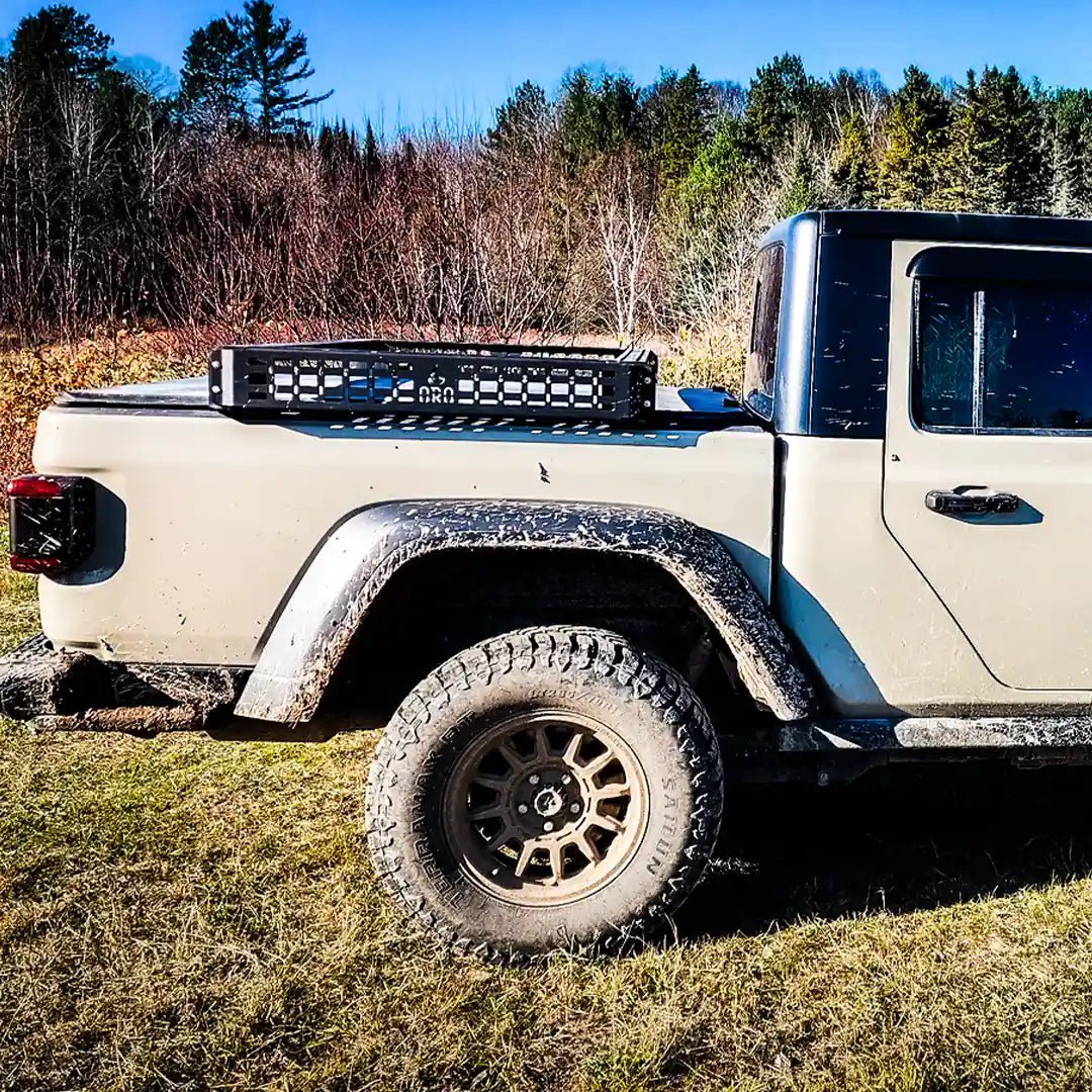 Modular Truck Bed Bars System on a Jeep Gladiator
