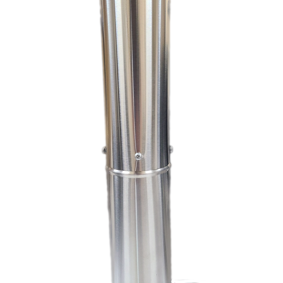 Mini Poêle à Bois <br>Tuyau de Fumée Double Paroi Inox 3" <br>24" de long