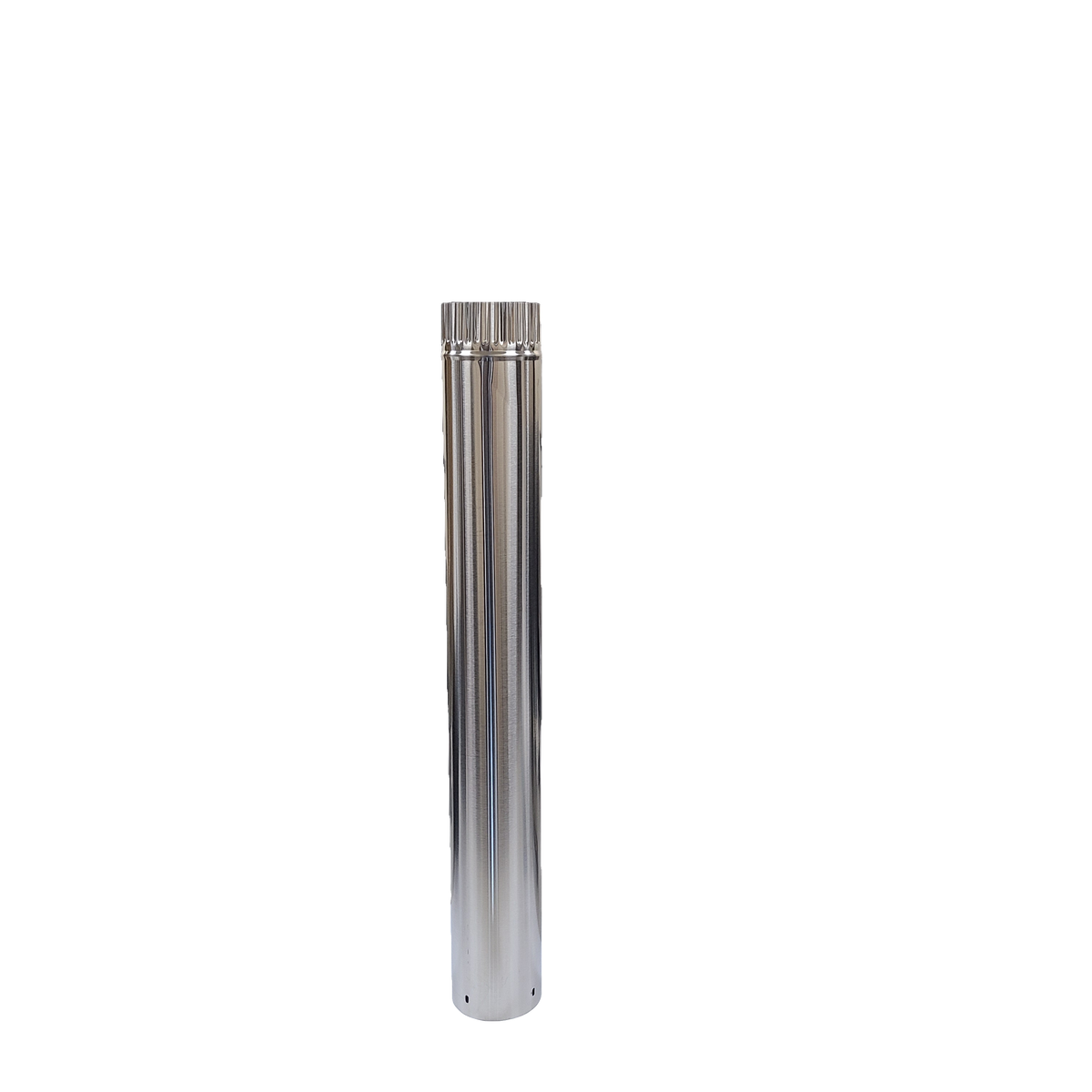 Mini Poêle à Bois <br>Tuyau de Fumée Double Paroi Inox 3" <br>24" de long