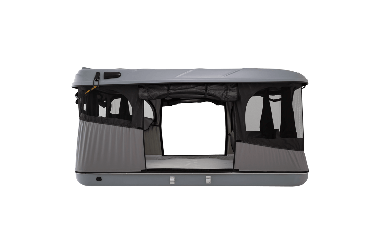 Side view with mattress and inside view