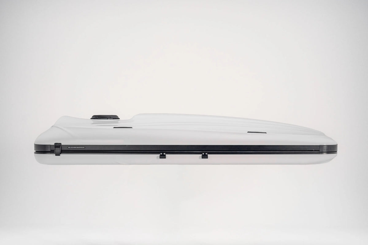 Side view of the white