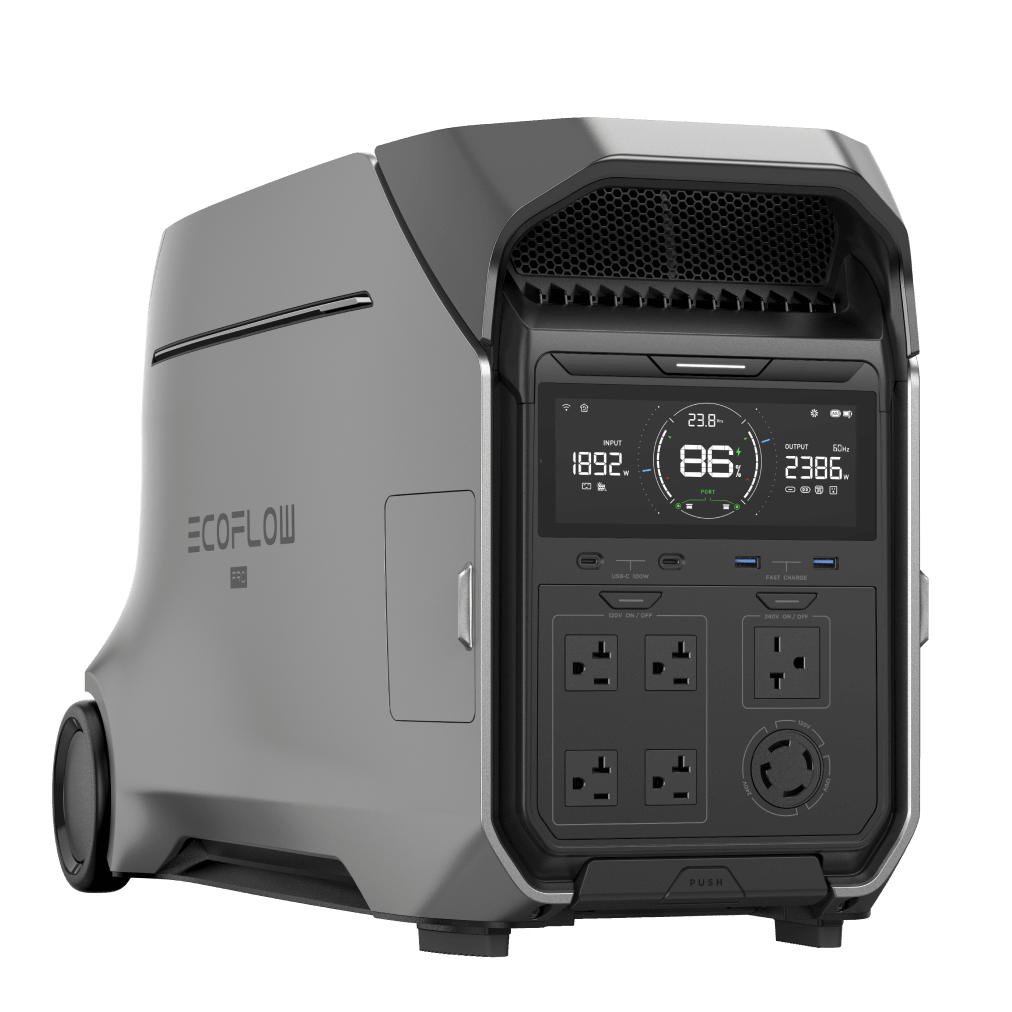 Side view of the generator
