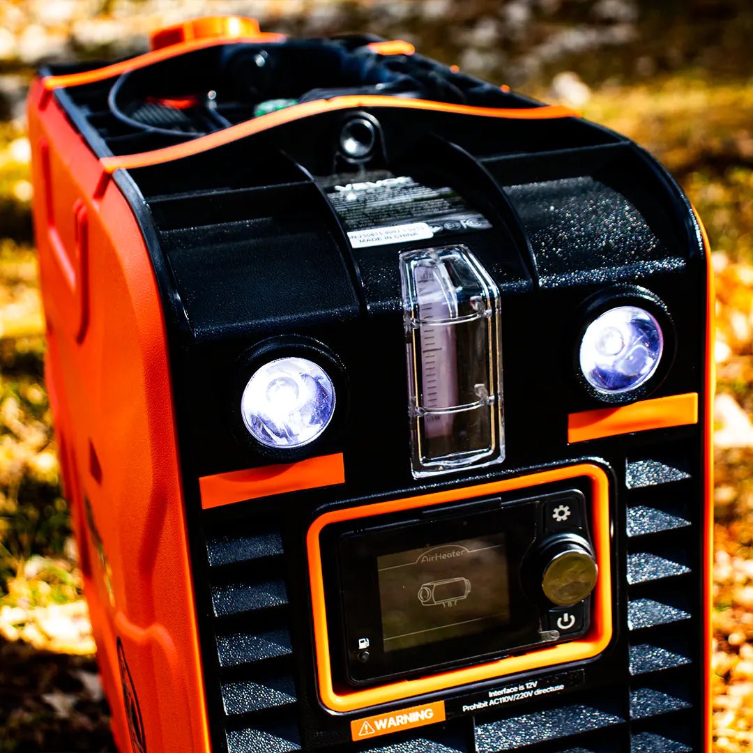 Spot lights of the portable heater for camping