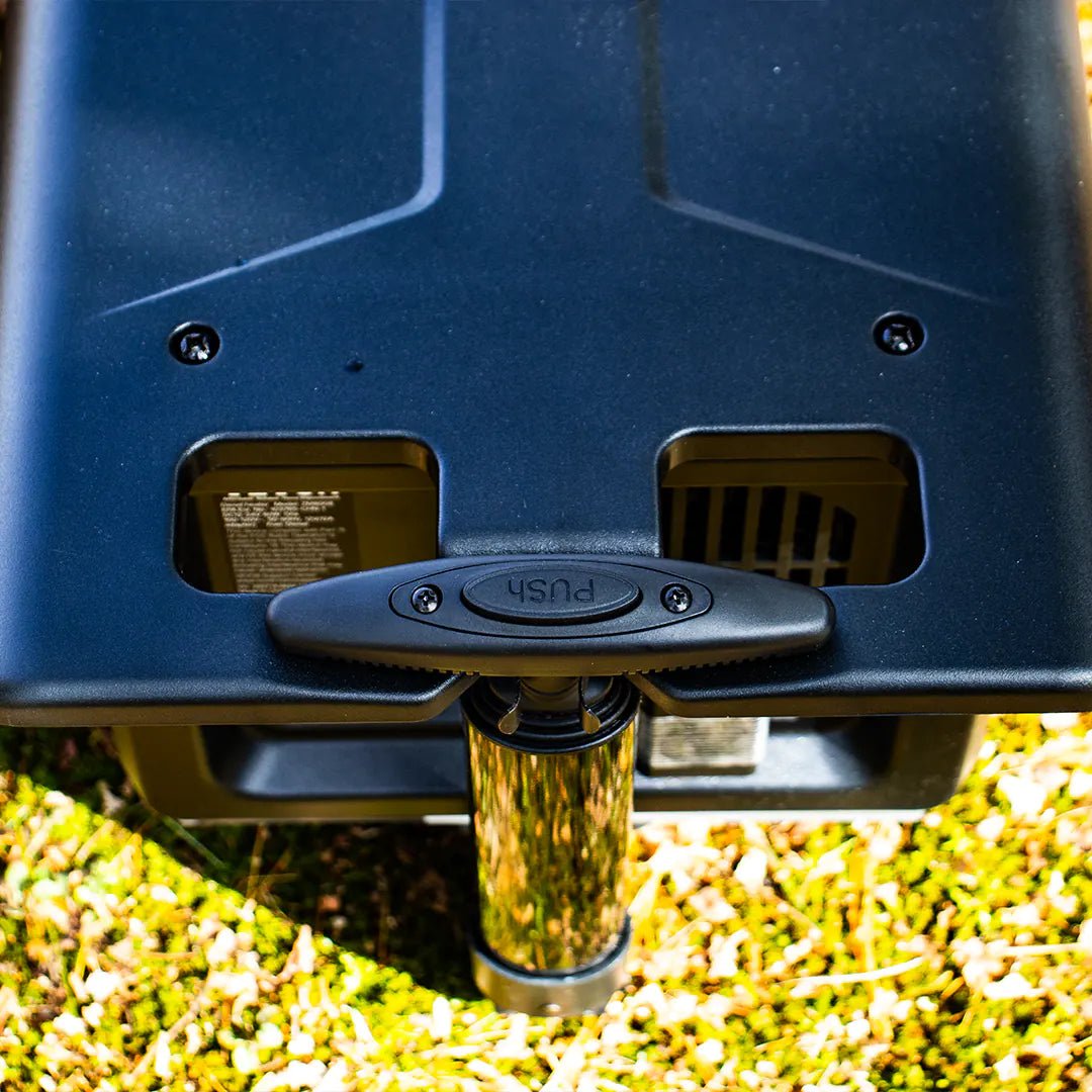 Handle of the diesel heater for garage