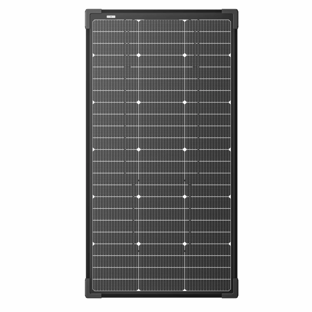 Front view of the solar panel
