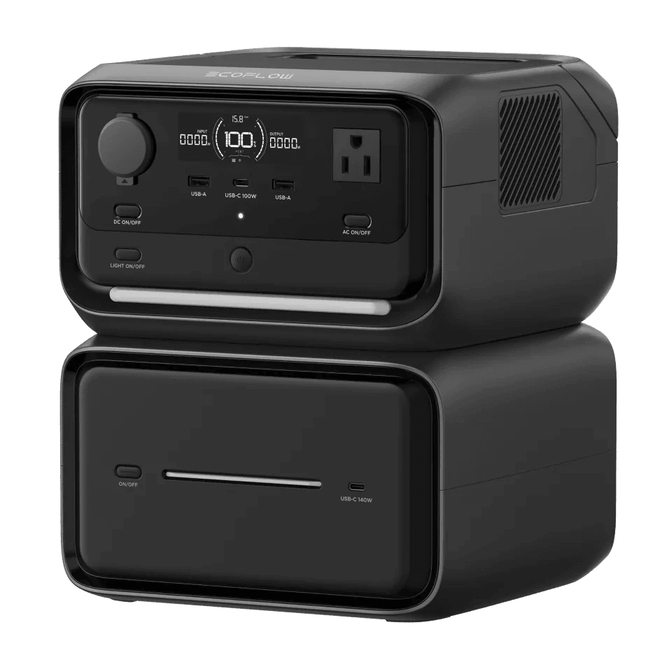 Power Bank with ac outlet with expansion of 600Wh for a 889Wh total