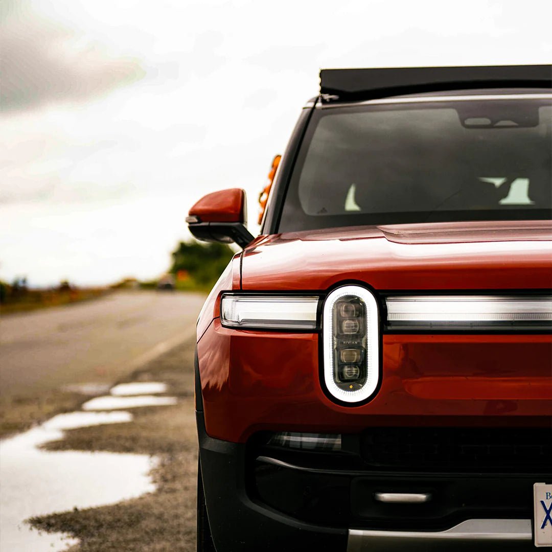 Detailed view of the car light