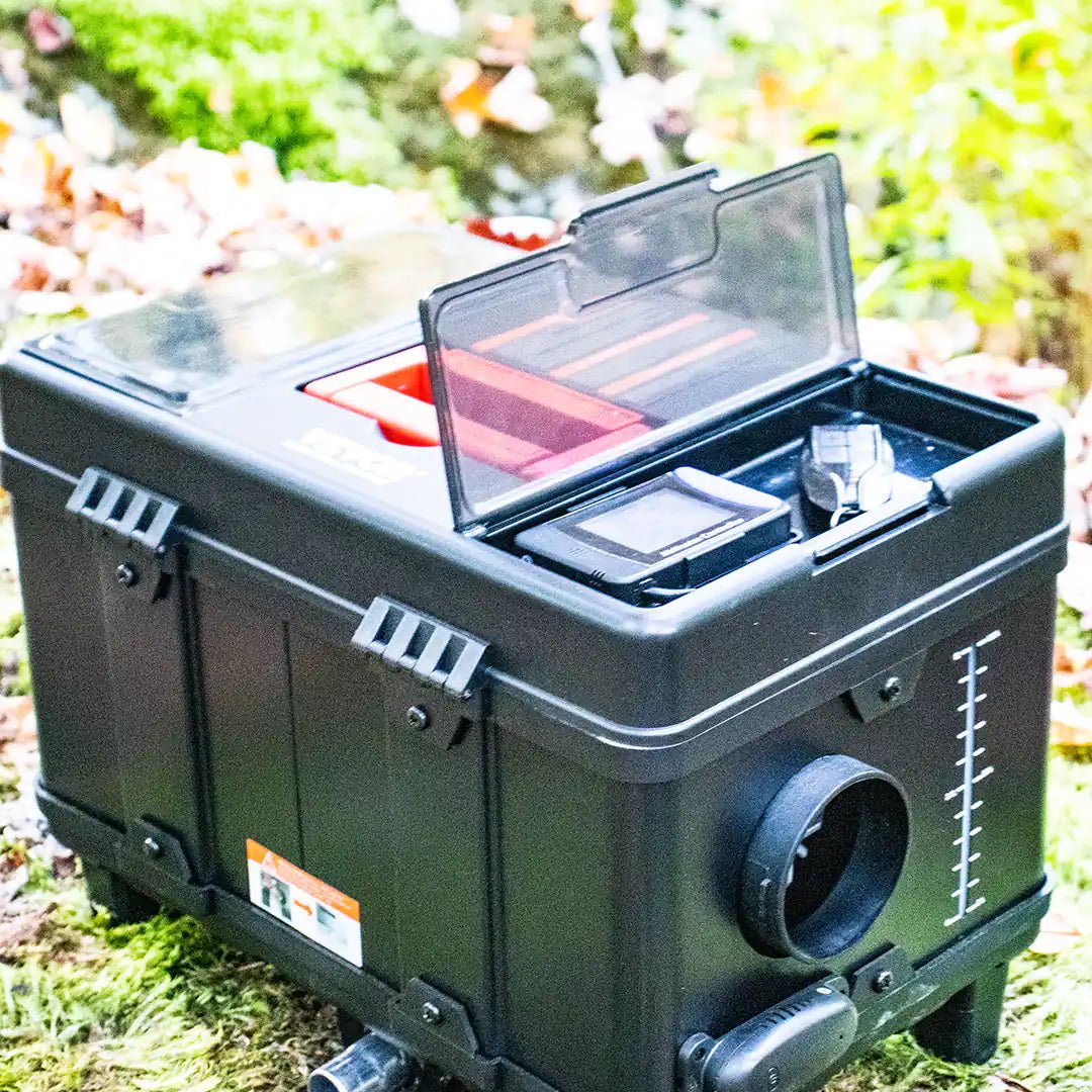 Roof Tent Heater with remote control, protected on the top