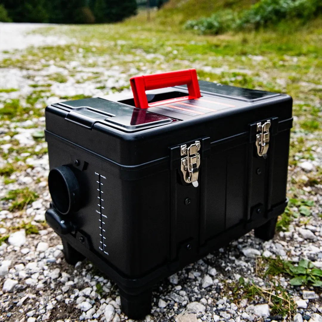 Large view of the portable heater for rooftop tent