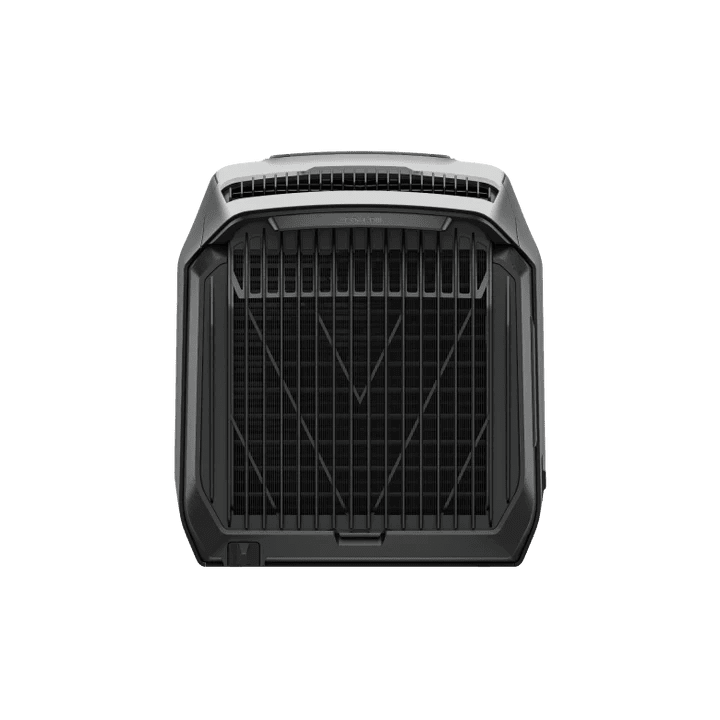 Front view of the AC for camping
