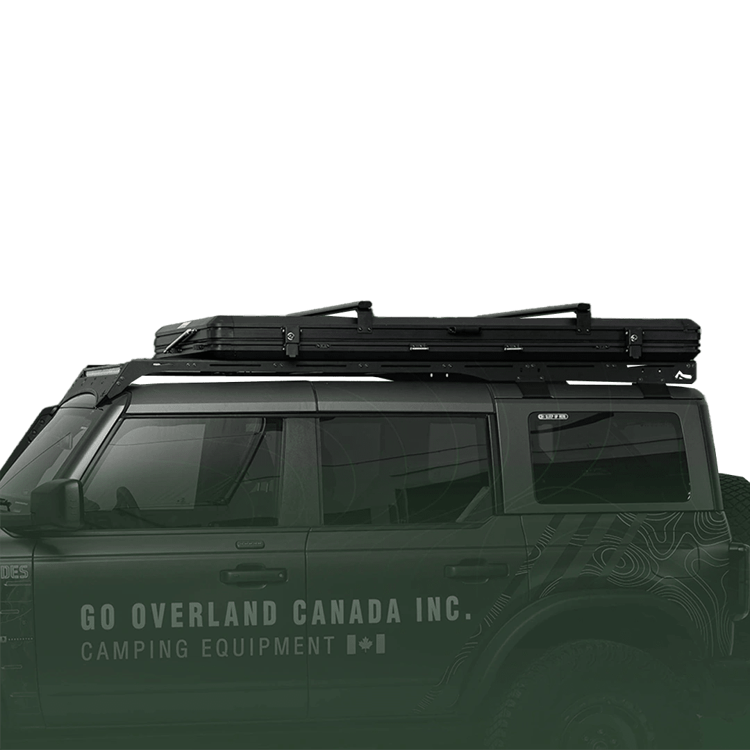 Side view of the Roof top tent