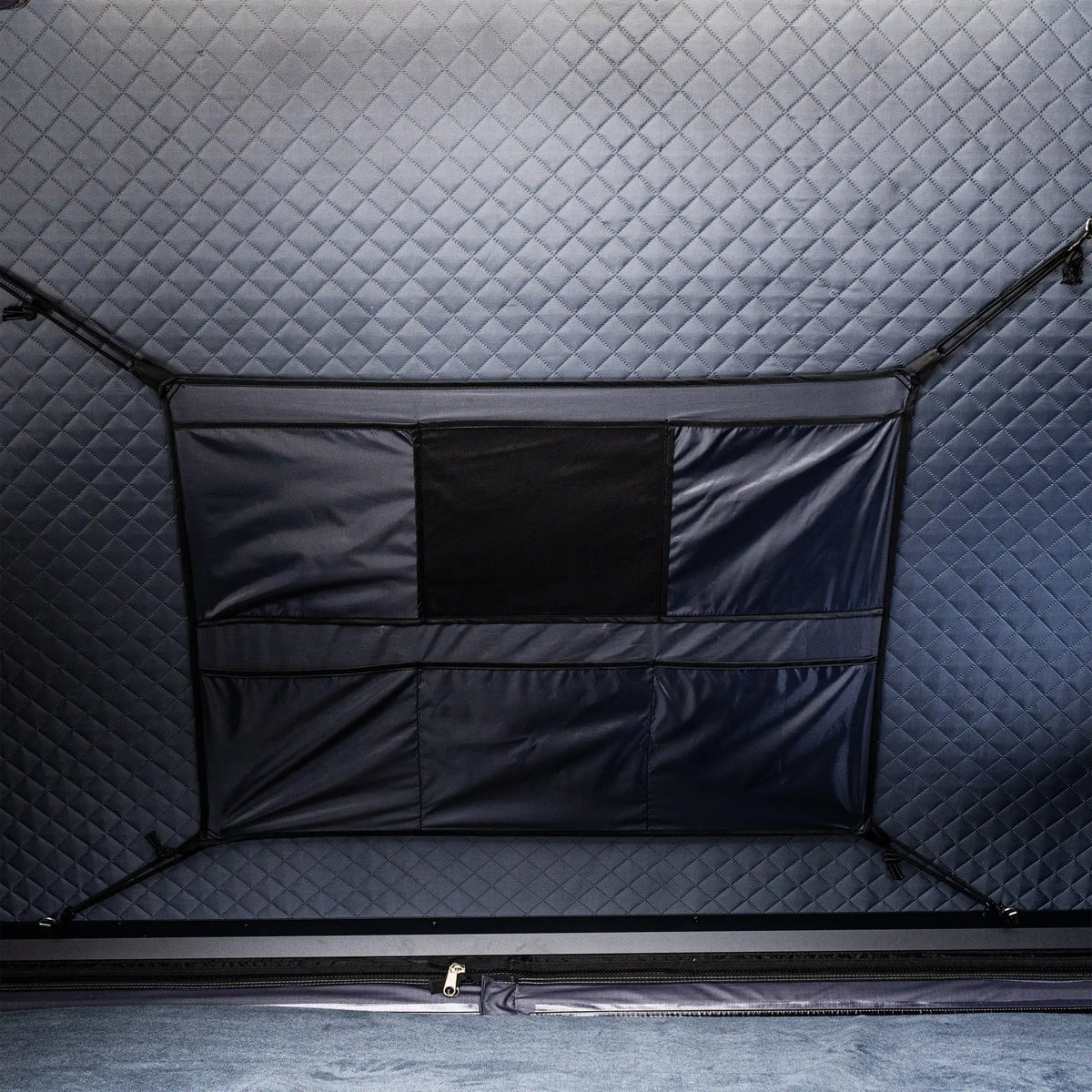 Inside with storage