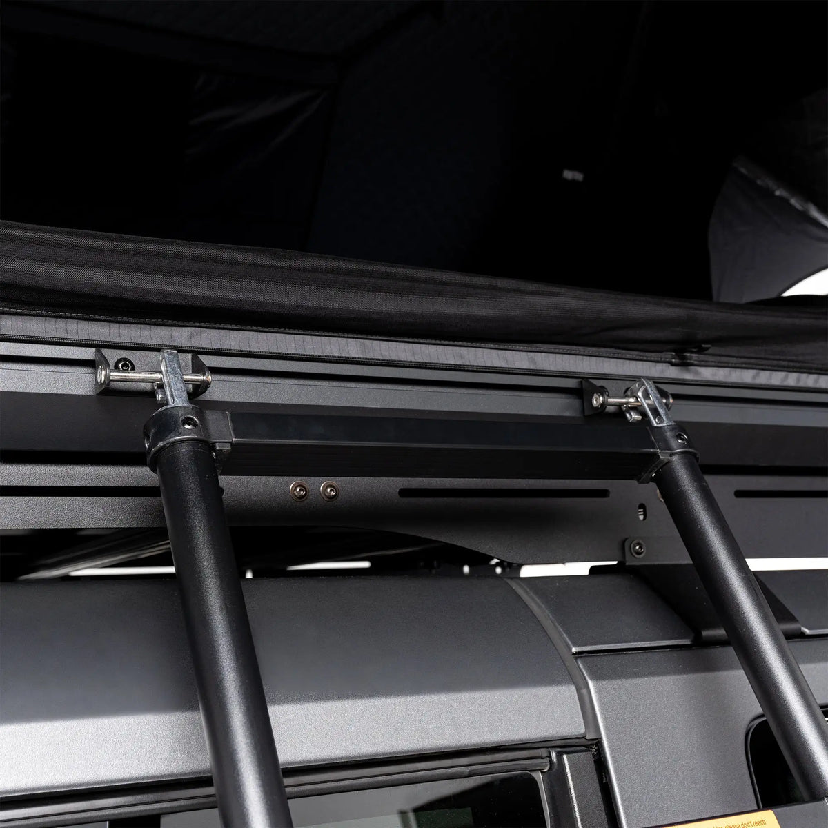 Ladder of the tent on a ford bronco