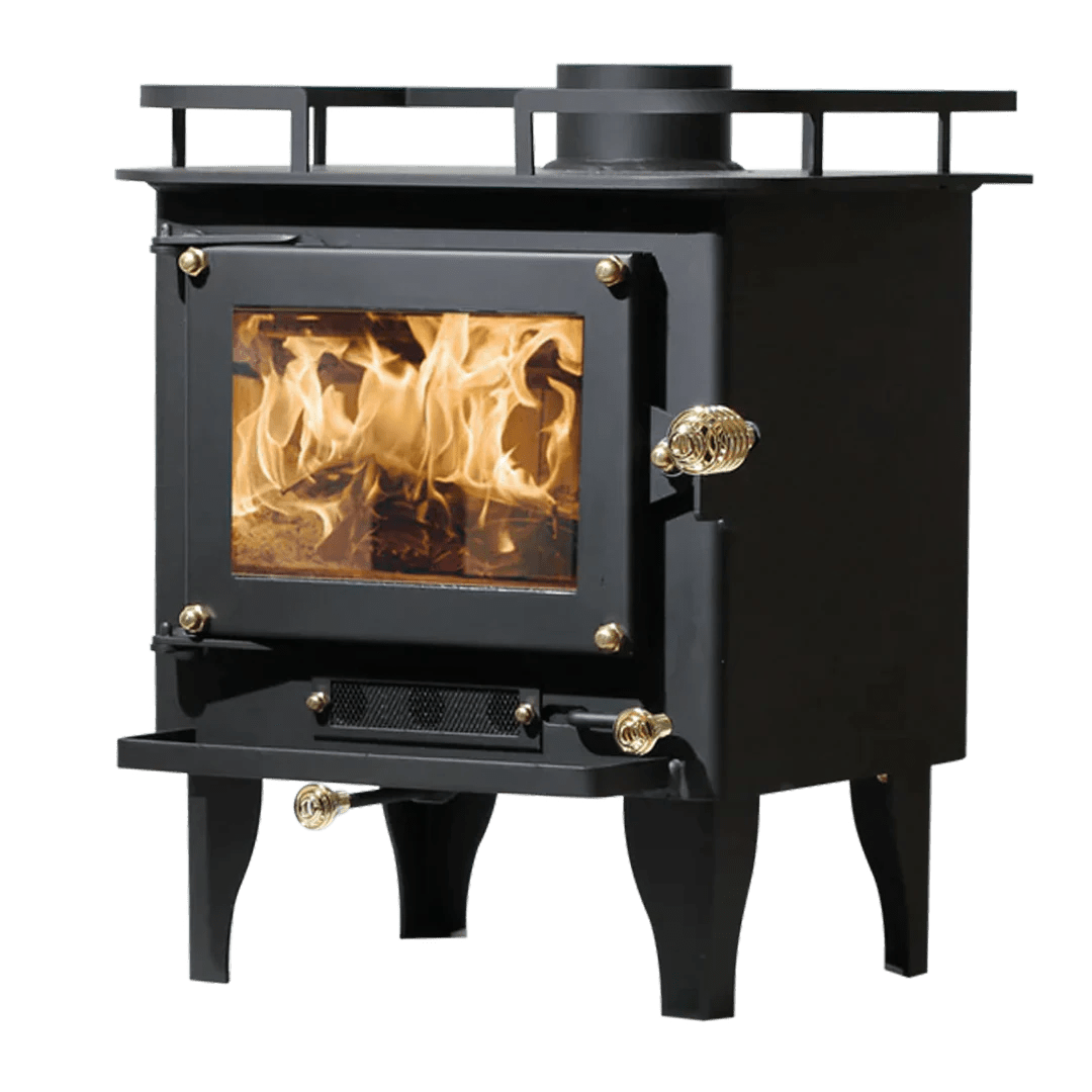 Wood burning tiny home heater