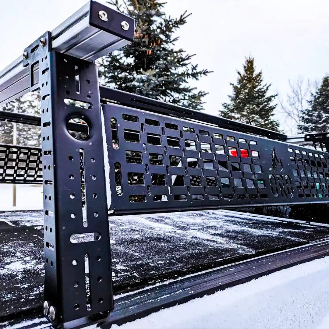 Truck Bed Rack Under the Snow