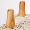 Wood legs for storage crate